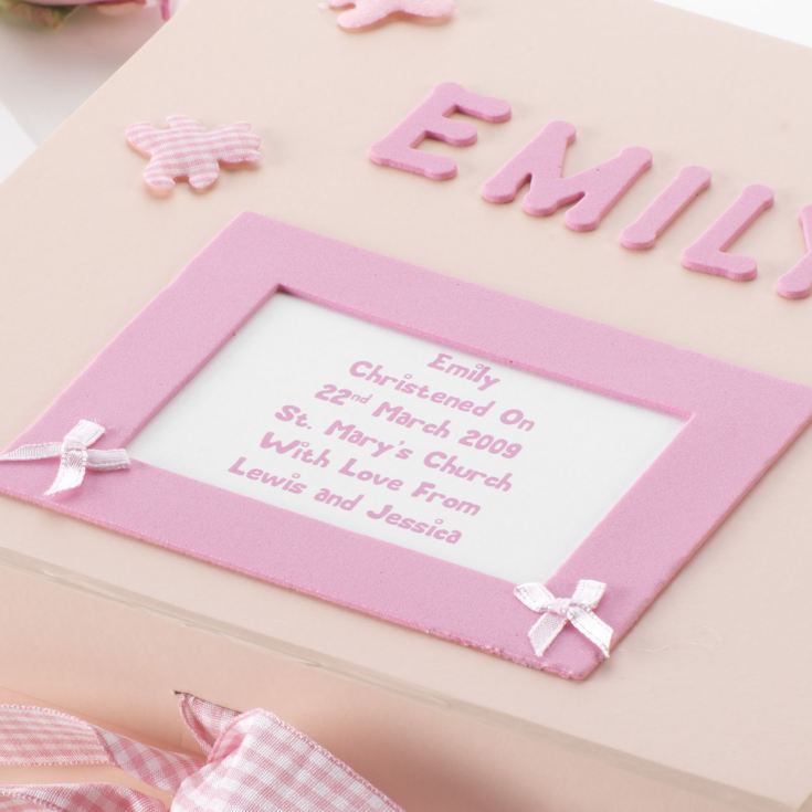 Personalised Christening Memory Box product image