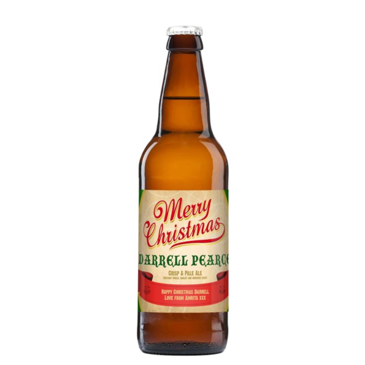 Personalised Beer Triple Pack - Christmas Design product image