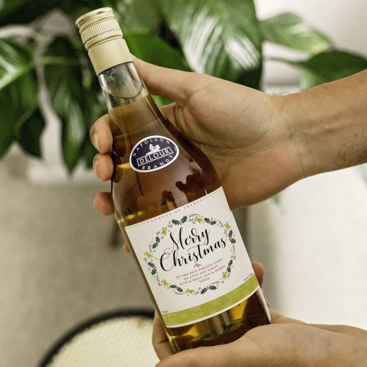 Personalised Christmas Brandy product image