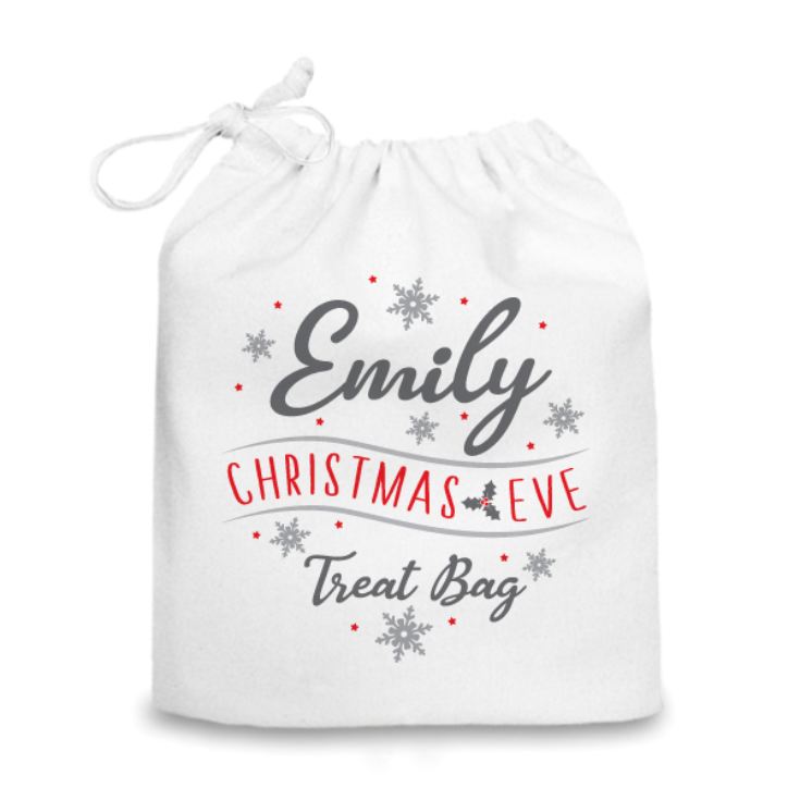 Personalised Christmas Eve Drawstring Bag product image
