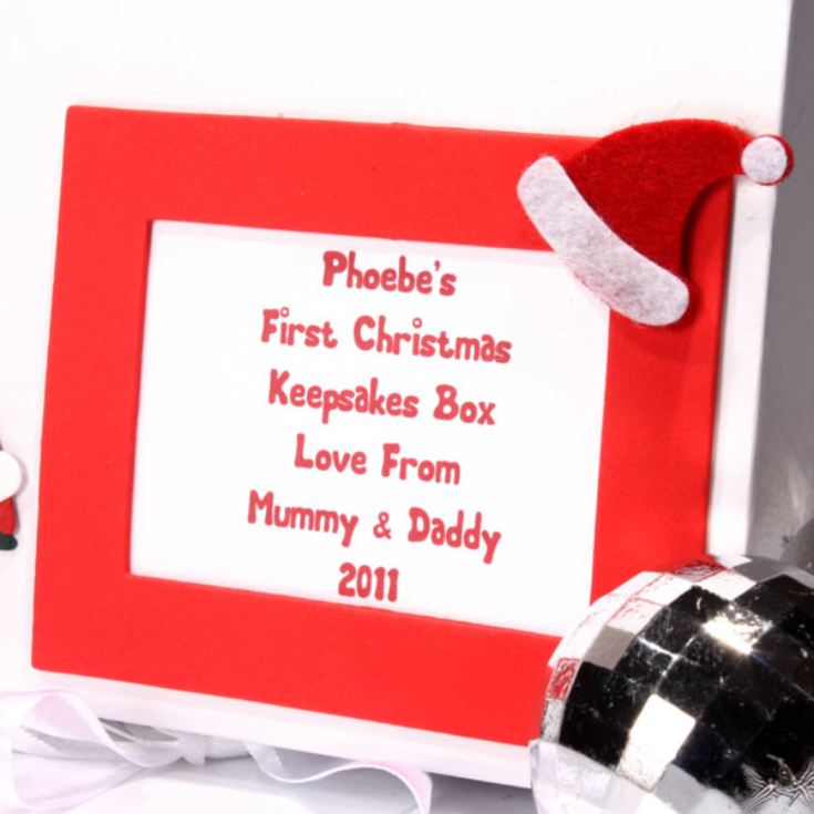 Personalised 1st Christmas Memory Box product image