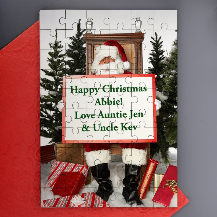 Christmas Message On a Jigsaw product image