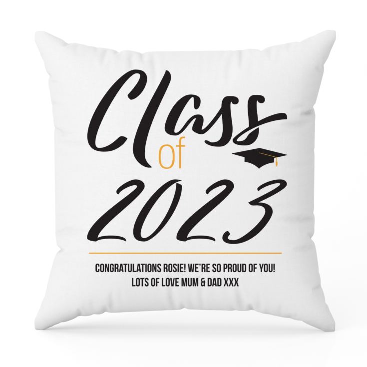 Personalised Class Of Graduation Cushion product image