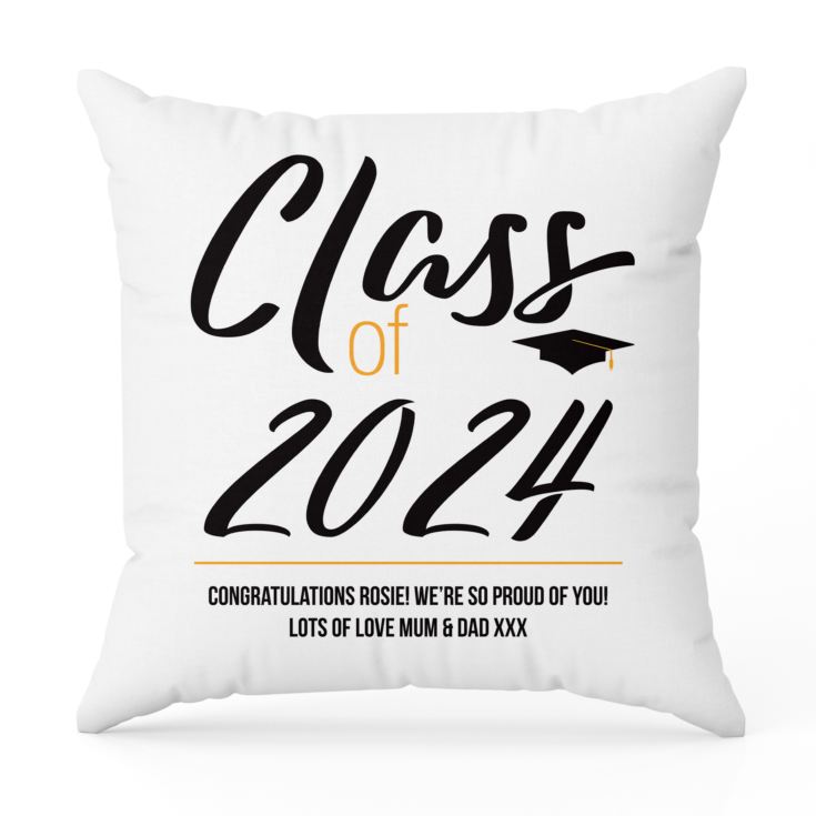 Personalised Class Of Graduation Cushion product image