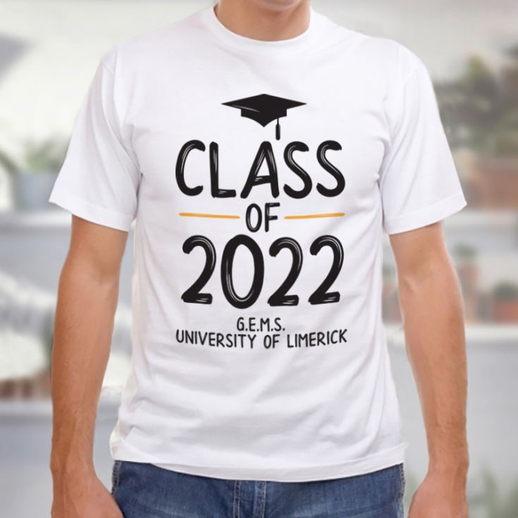 Personalised Class Of Graduation Male T-Shirt product image