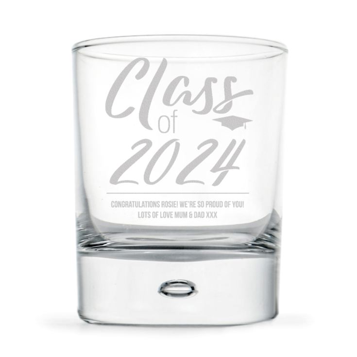 Personalised Class Of Graduation Whisky Tumbler product image