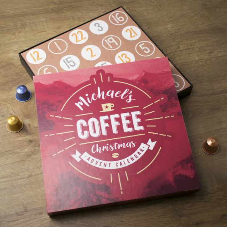 Personalised Coffee Advent Calendar The Gift Experience