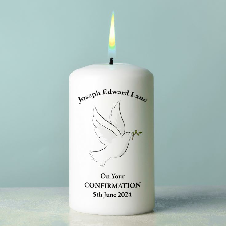 Personalised Confirmation Candle product image