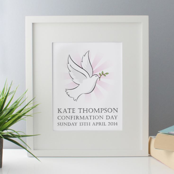 Personalised Confirmation Day Framed Print product image