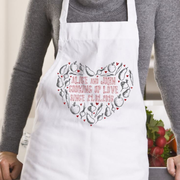 Personalised Cooking Up Love Apron product image