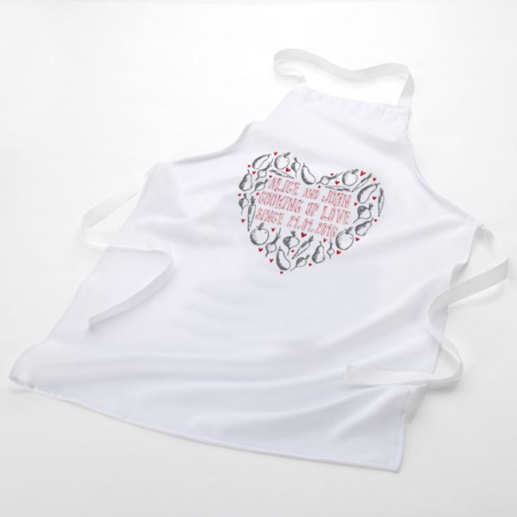 Personalised Cooking Up Love Apron product image