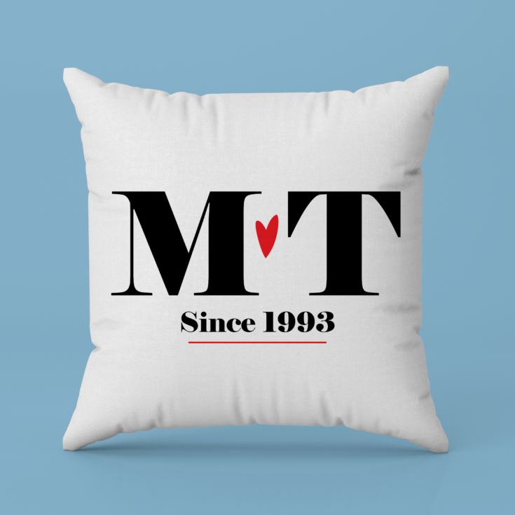 Personalised Couples Initial Cushion product image