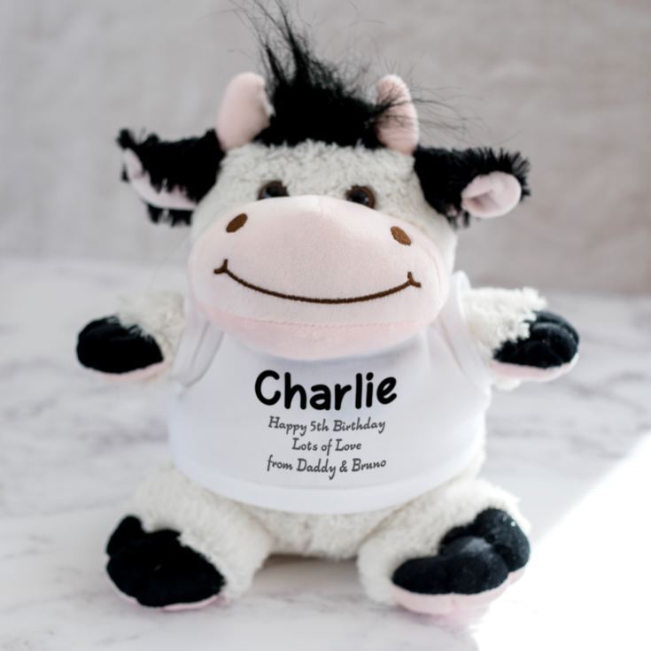 Personalised Cow Soft Toy product image