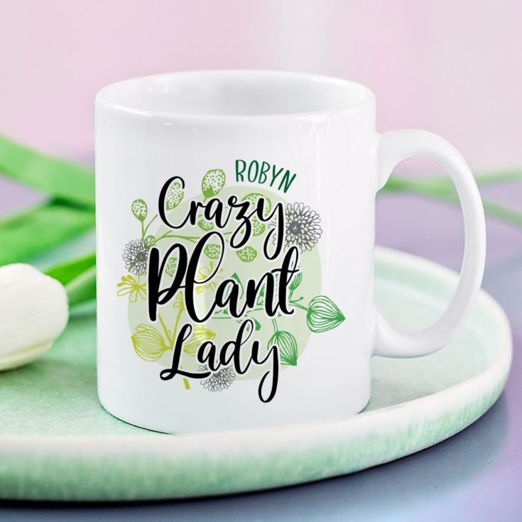 Personalised Crazy Plant Lady Mug product image