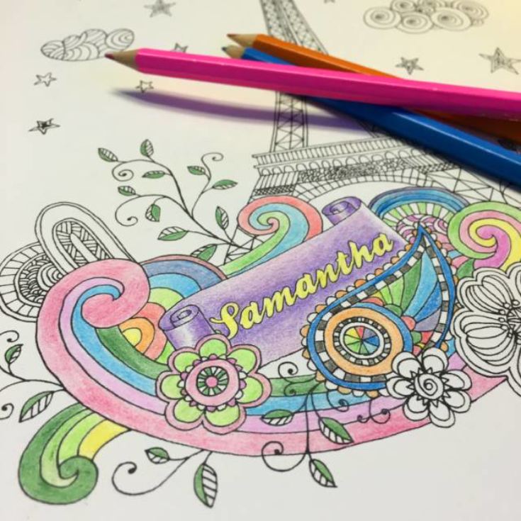 Personalised Adult’s Colouring Book product image