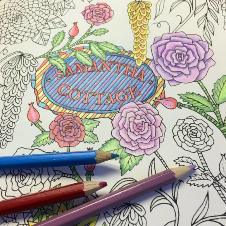 Personalised Adult’s Colouring Book product image