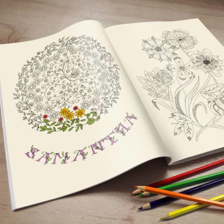 Personalised Adult’s Colouring Book product image