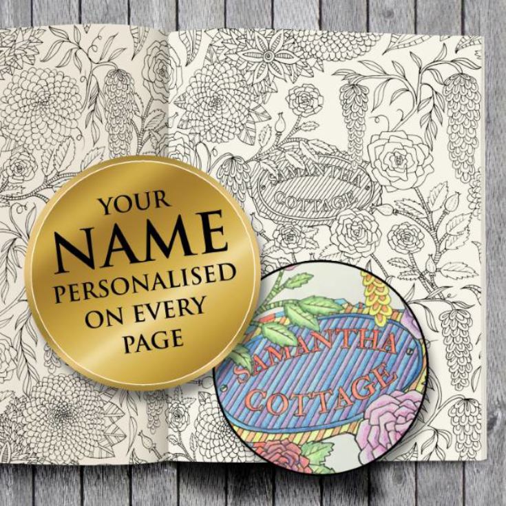 Personalised Adult’s Colouring Book product image