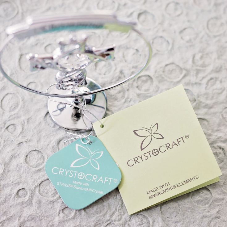 Crystocraft Christening Ornament With Swarovski Crystal product image