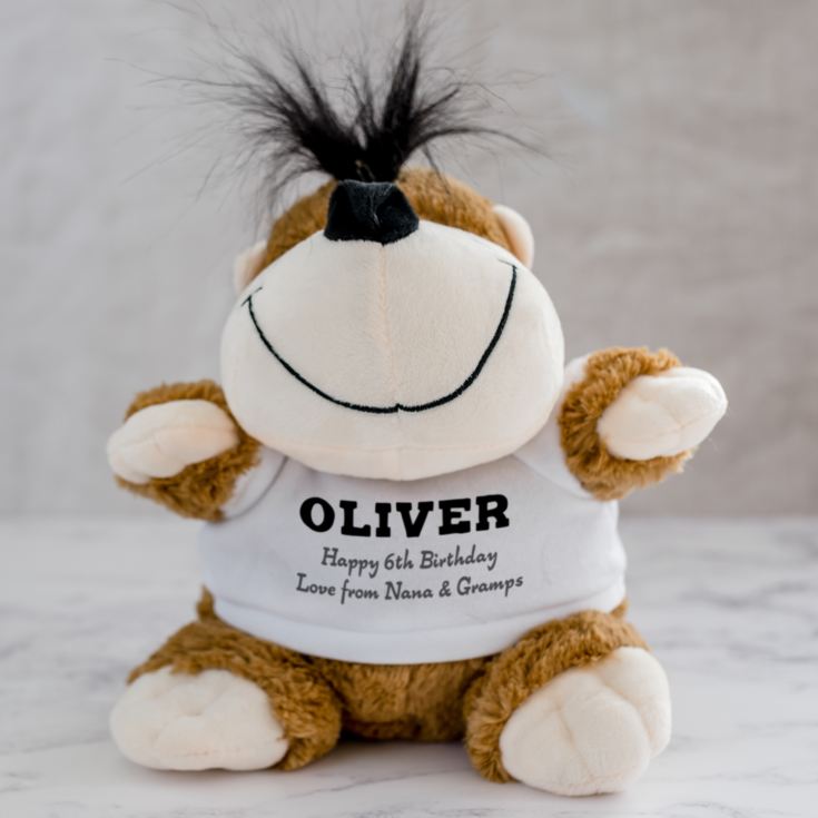 Personalised Monkey Soft Toy product image