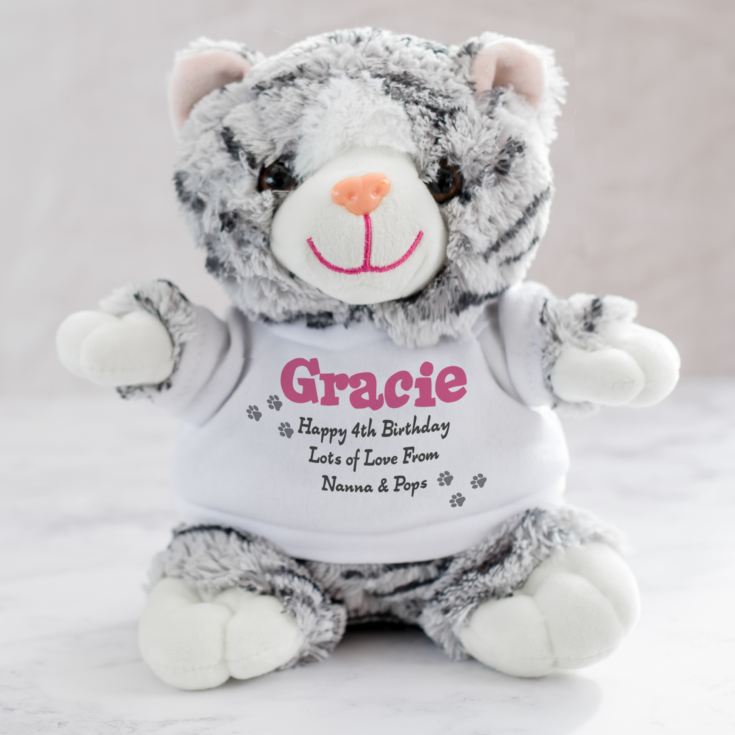 Personalised Cat Soft Toy product image