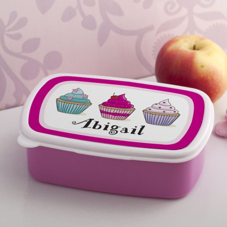 Personalised Cupcake Lunch Box product image