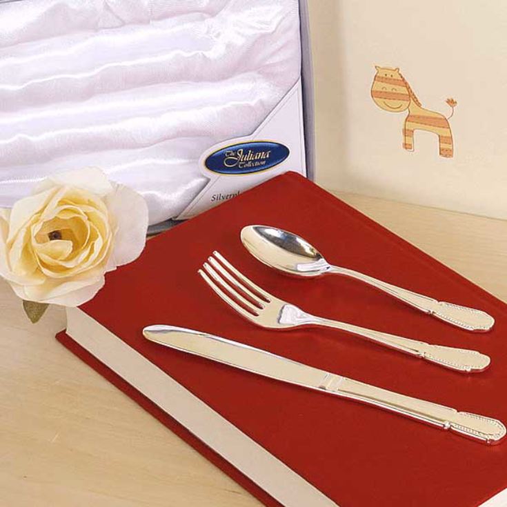 Silver Plated 3 Piece Cutlery Set product image