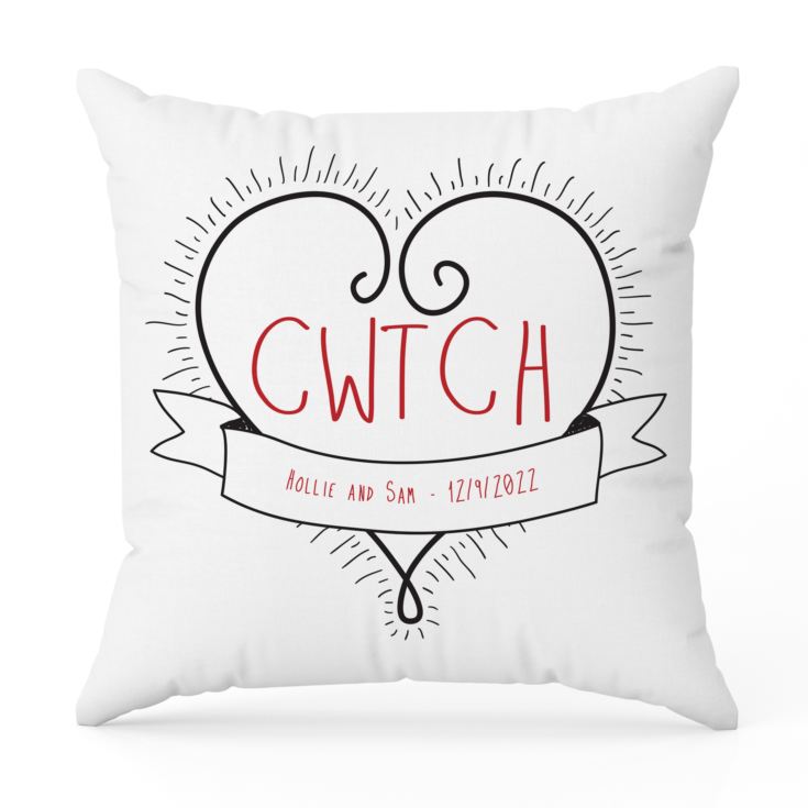 Personalised Cwtch Cushion product image
