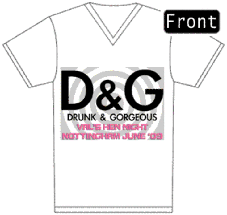 Drunk & Gorgeous V-Neck T-Shirt product image