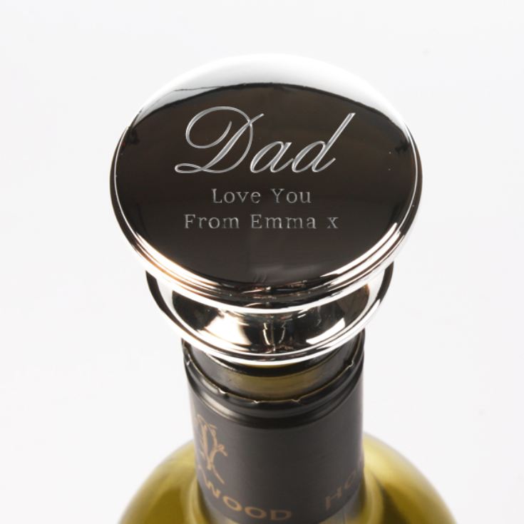 Father's Day Personalised Wine Bottle Stopper product image