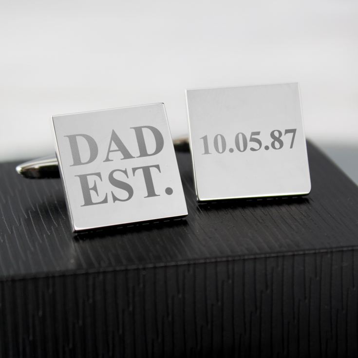 Dad Established Personalised Cufflinks product image