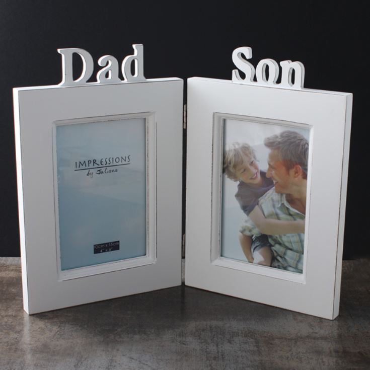 dad and son picture frame
