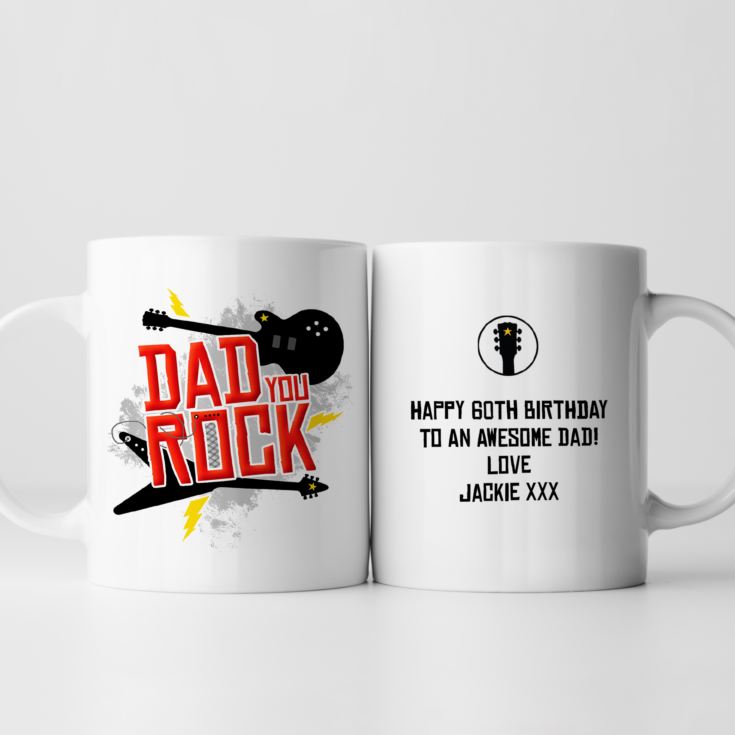 Personalised Dad You Rock Mug product image