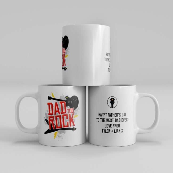 Personalised Dad You Rock Mug product image