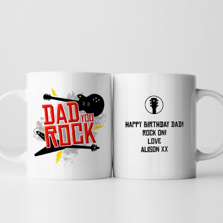 Personalised Dad You Rock Mug product image