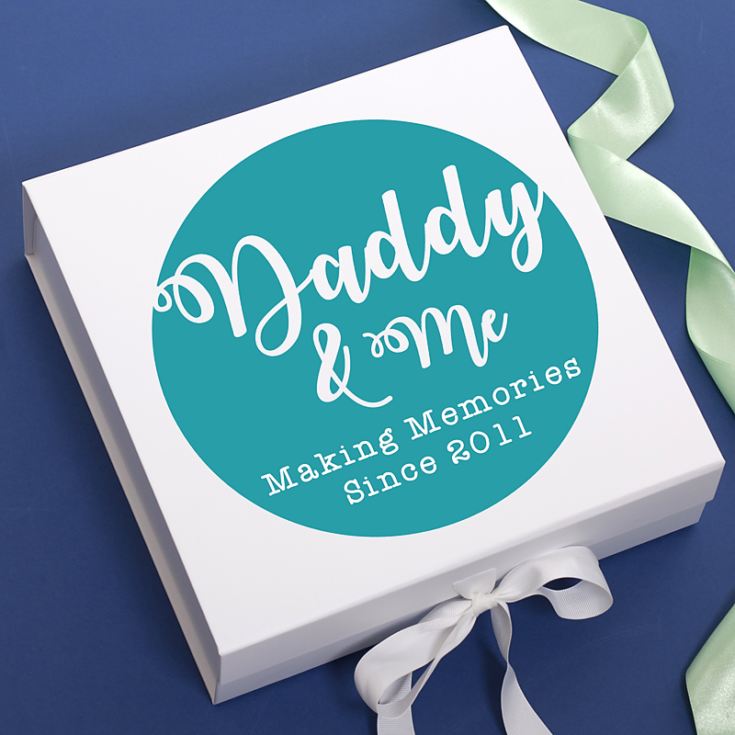 Daddy and Me Personalised Keepsake Box product image