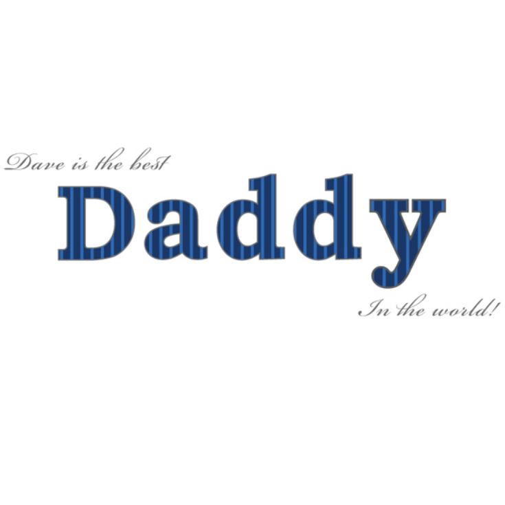 Personalised Daddy Pillowcase product image