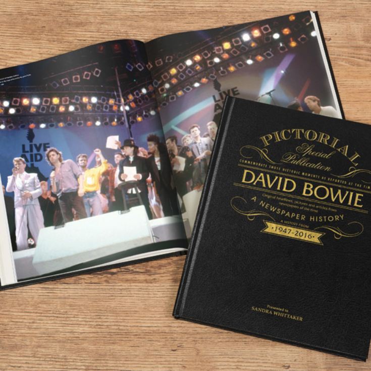 David Bowie Pictorial Edition Newspaper Book product image
