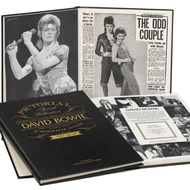 David Bowie Pictorial Edition Newspaper Book product image