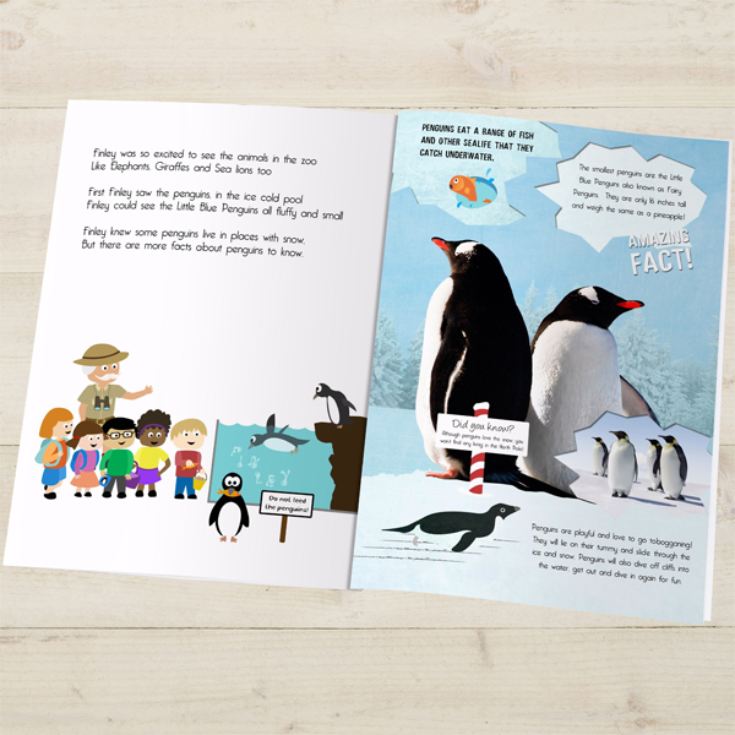 Personalised My Day at the Zoo Book product image