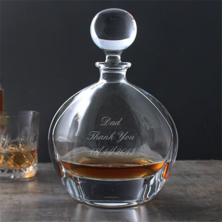 Engraved Orbit Crystal Decanter product image