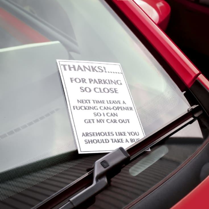 Funny Parking Notes product image