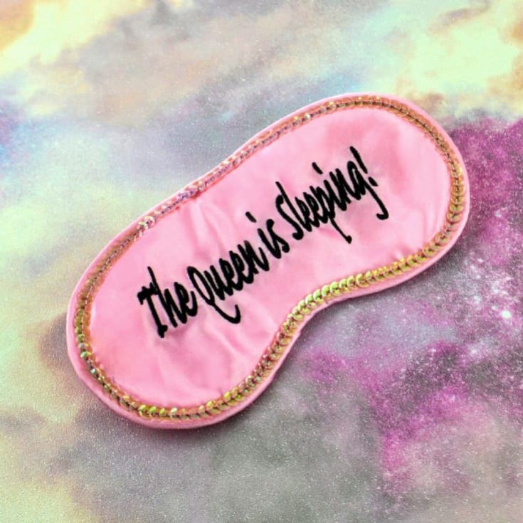 The Queen is Sleeping Eye Mask The Gift Experience