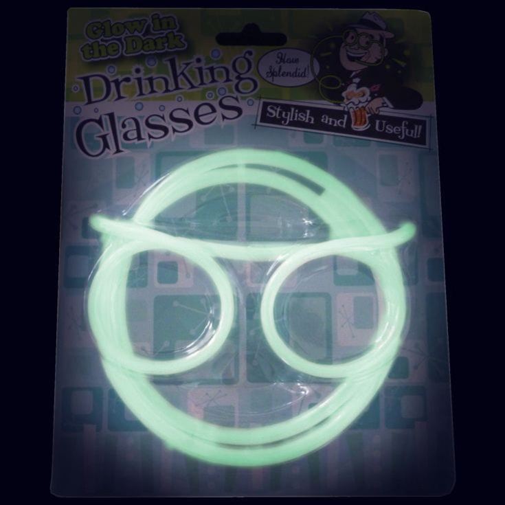 Glow in the Dark Drinking Straw Glasses product image