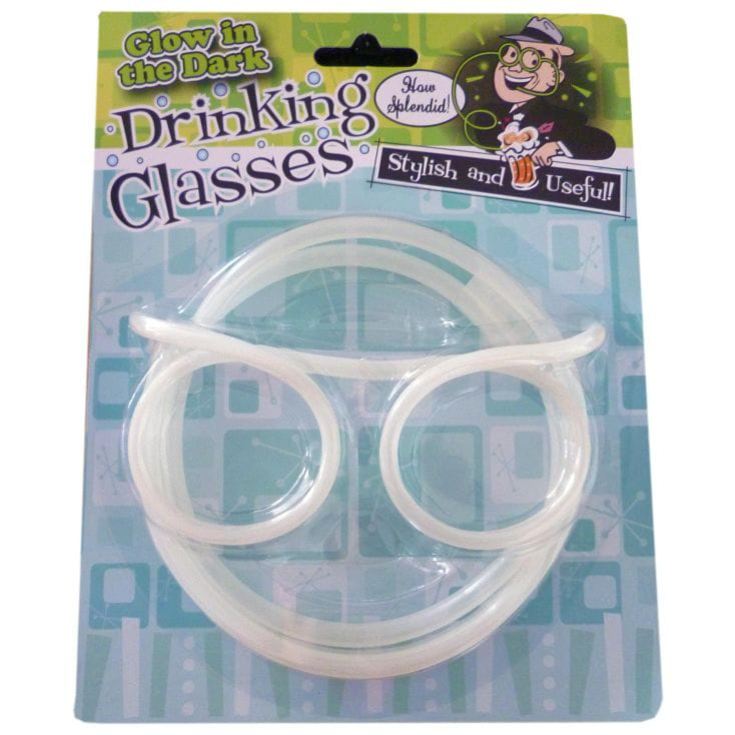 Glow in the Dark Drinking Straw Glasses product image