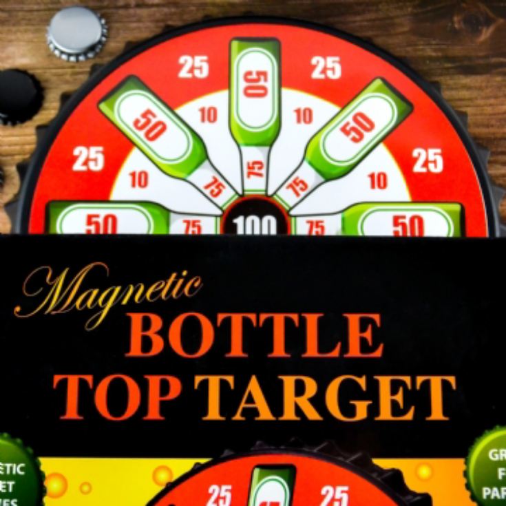 Magnetic Bottle Cap Dartboard product image