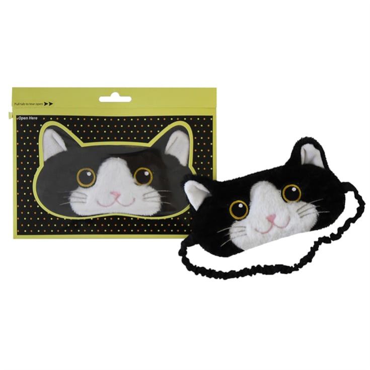 Black & White Cat Eye Mask product image