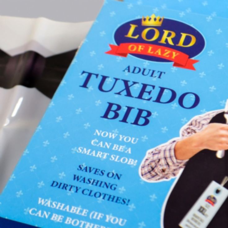 Lord Of Lazy Tuxedo Bib product image