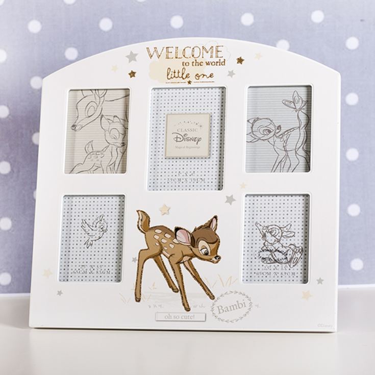 Disney Magical Beginnings Bambi Welcome To The World Collage Frame product image