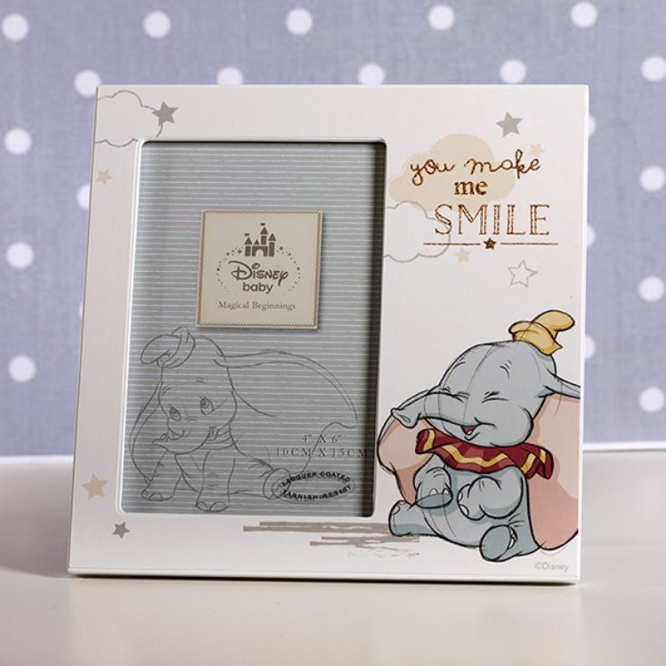 Disney You Make Me Smile Dumbo 4x6 Photo Frame product image